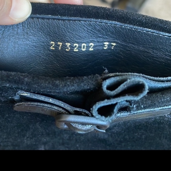 BALENCIAGA BLACK SUEDE BOOTS MADE IN ITALY SIZE 37 (7 US) - Picture 8 of 17